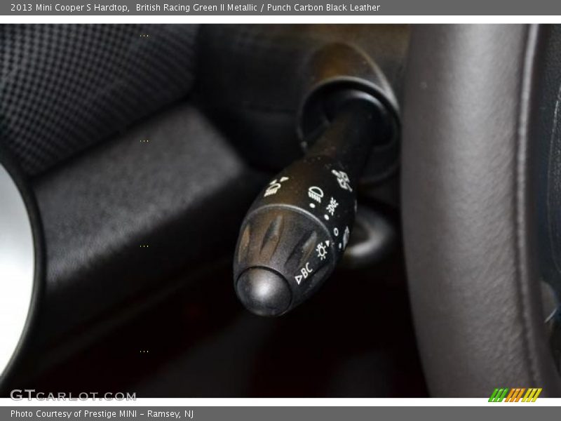 British Racing Green II Metallic / Punch Carbon Black Leather 2013 Mini Cooper S Hardtop