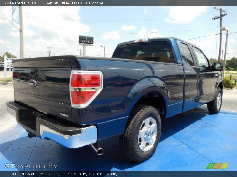 Blue Jeans / Pale Adobe 2014 Ford F150 XLT SuperCab