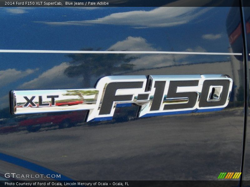 Blue Jeans / Pale Adobe 2014 Ford F150 XLT SuperCab