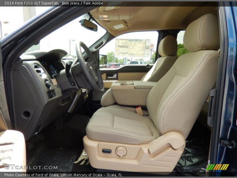 Blue Jeans / Pale Adobe 2014 Ford F150 XLT SuperCab