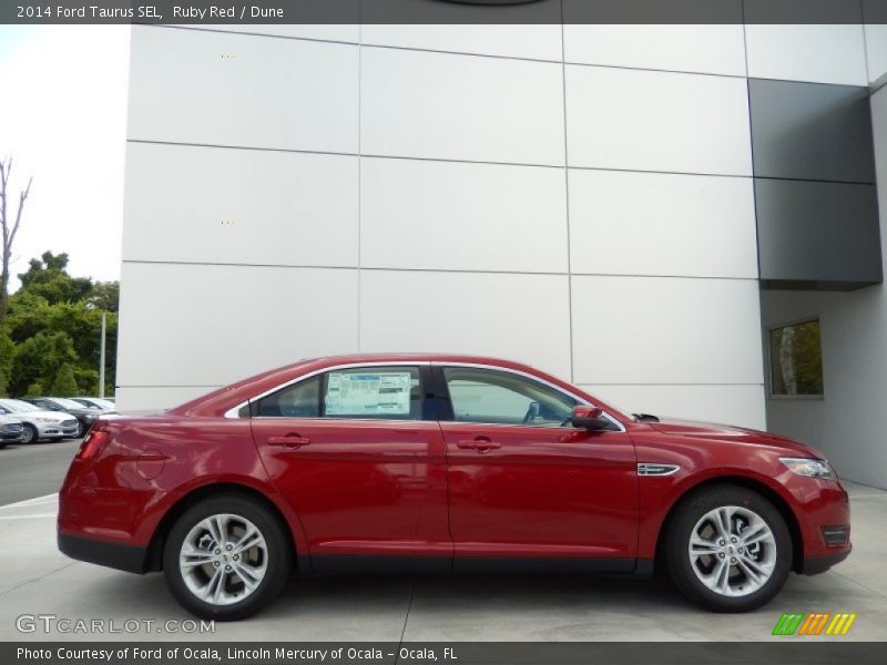 Ruby Red / Dune 2014 Ford Taurus SEL