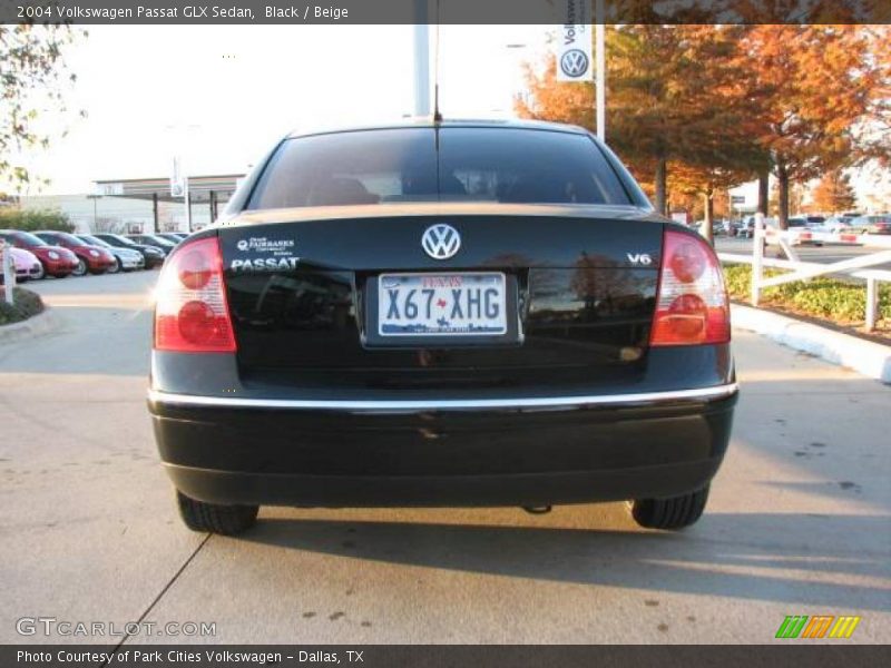 Black / Beige 2004 Volkswagen Passat GLX Sedan