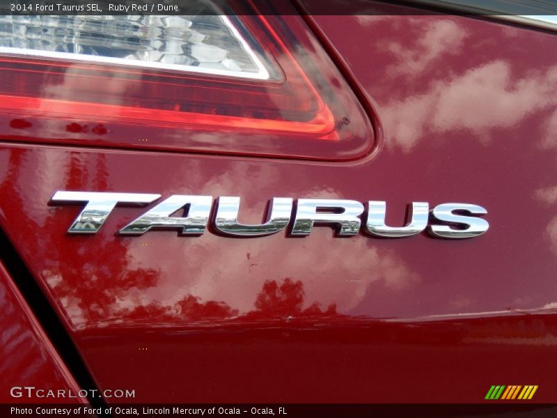 Ruby Red / Dune 2014 Ford Taurus SEL