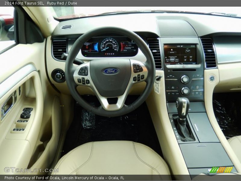 Ruby Red / Dune 2014 Ford Taurus SEL