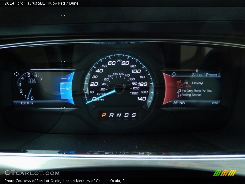 Ruby Red / Dune 2014 Ford Taurus SEL