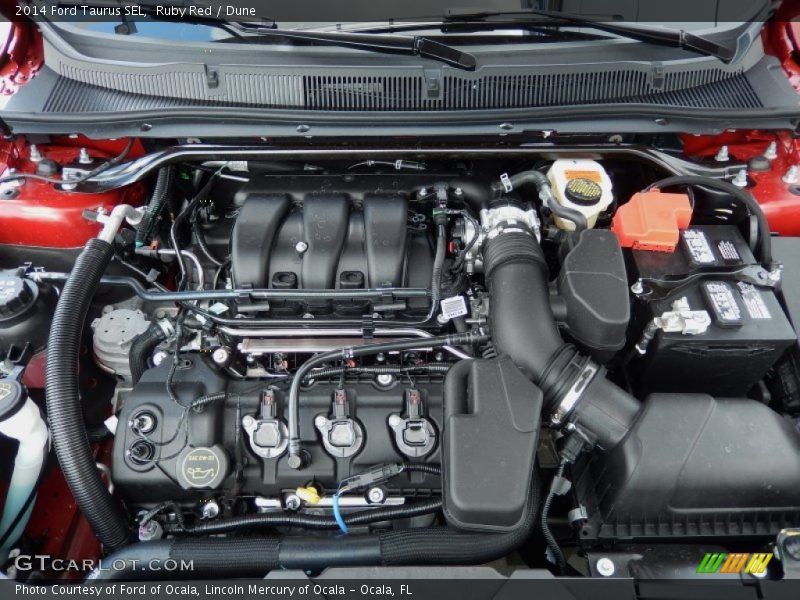 Ruby Red / Dune 2014 Ford Taurus SEL
