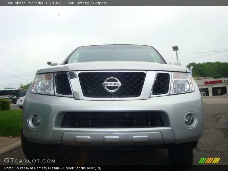 Silver Lightning / Graphite 2008 Nissan Pathfinder LE V8 4x4