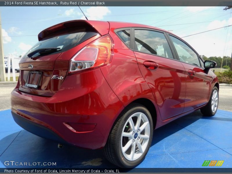 Ruby Red / Charcoal Black 2014 Ford Fiesta SE Hatchback