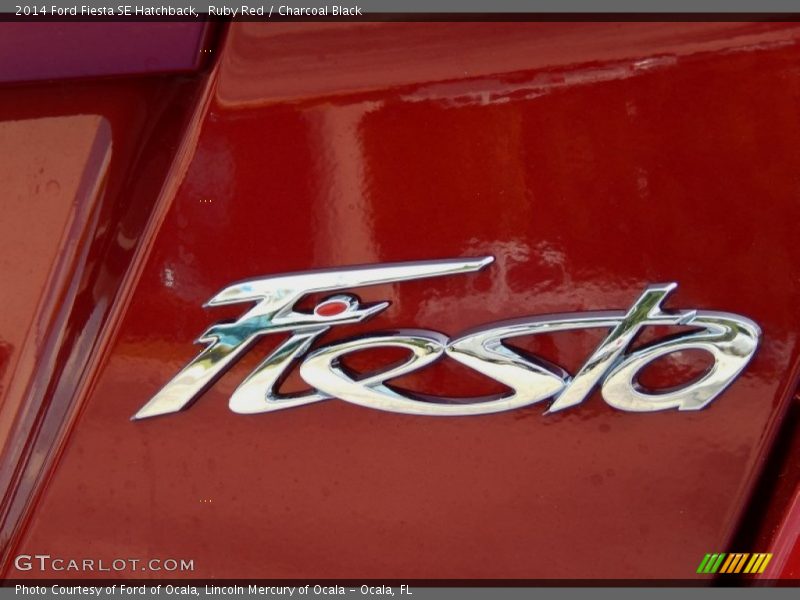 Ruby Red / Charcoal Black 2014 Ford Fiesta SE Hatchback