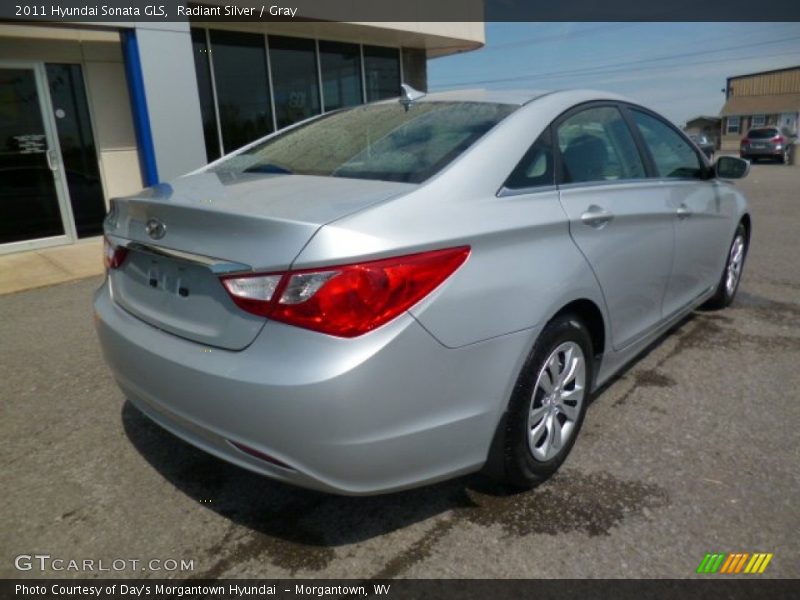Radiant Silver / Gray 2011 Hyundai Sonata GLS