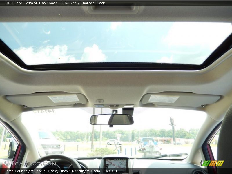 Ruby Red / Charcoal Black 2014 Ford Fiesta SE Hatchback