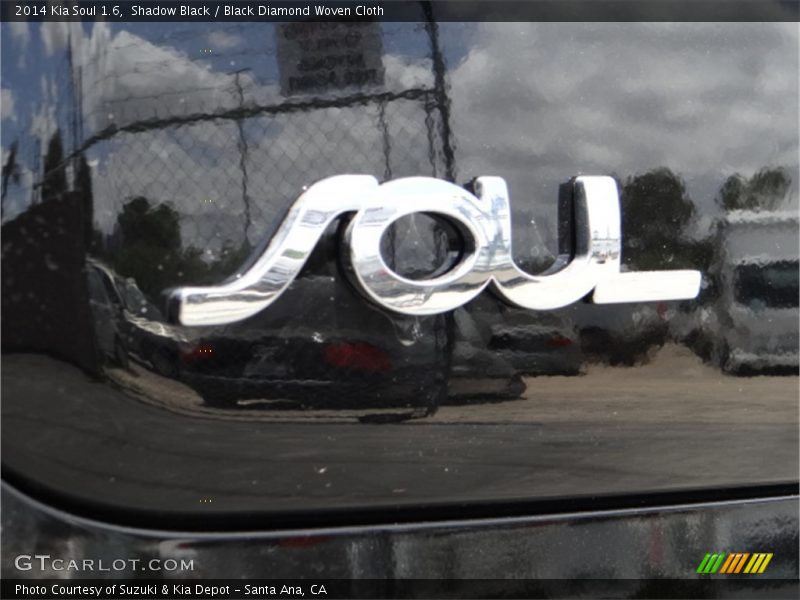 Shadow Black / Black Diamond Woven Cloth 2014 Kia Soul 1.6