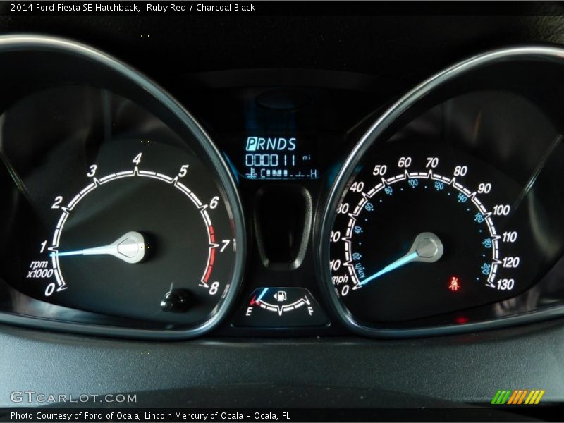 Ruby Red / Charcoal Black 2014 Ford Fiesta SE Hatchback