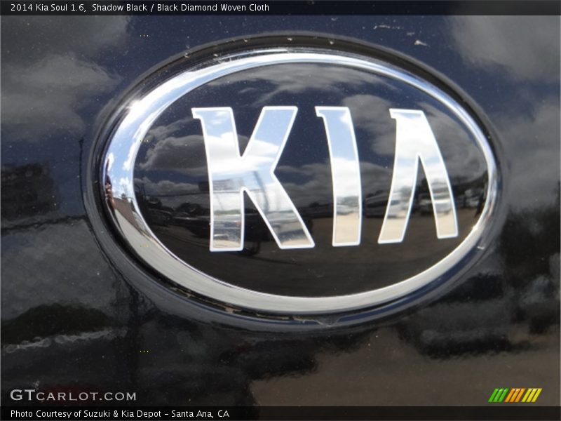 Shadow Black / Black Diamond Woven Cloth 2014 Kia Soul 1.6