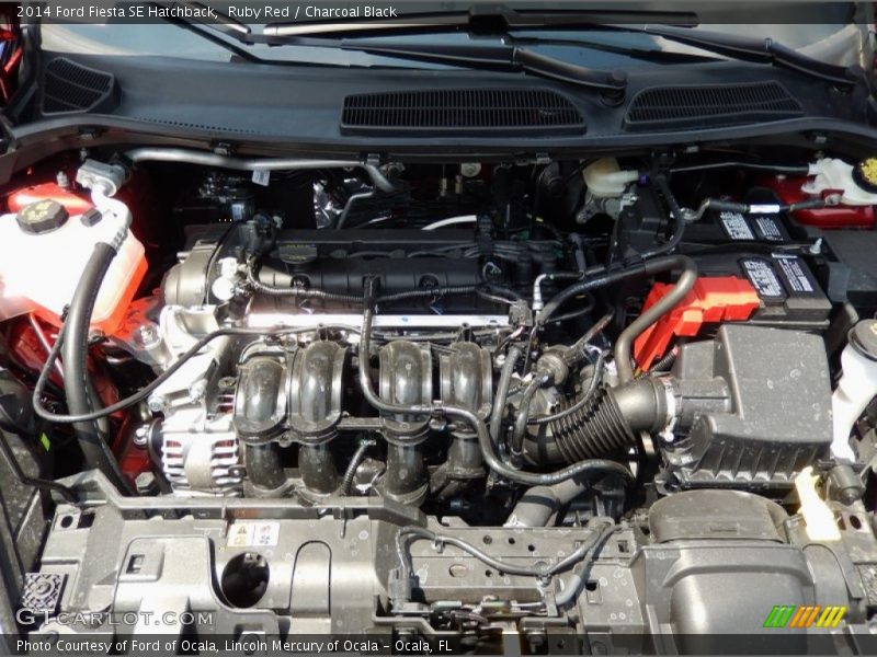 Ruby Red / Charcoal Black 2014 Ford Fiesta SE Hatchback