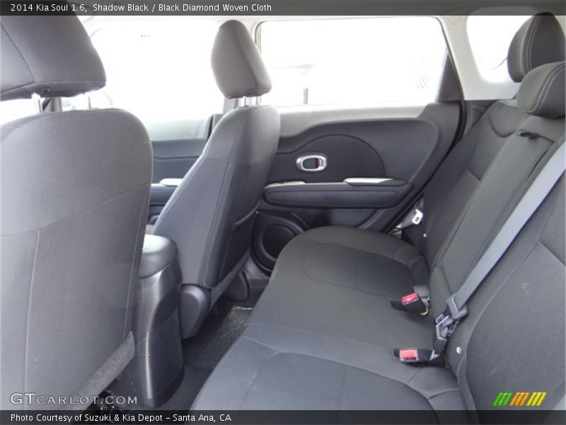 Shadow Black / Black Diamond Woven Cloth 2014 Kia Soul 1.6