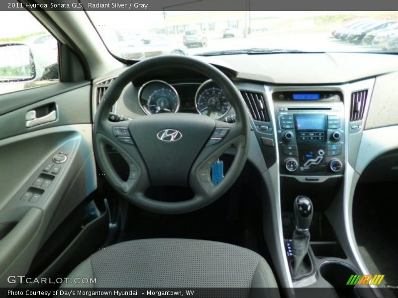 Radiant Silver / Gray 2011 Hyundai Sonata GLS