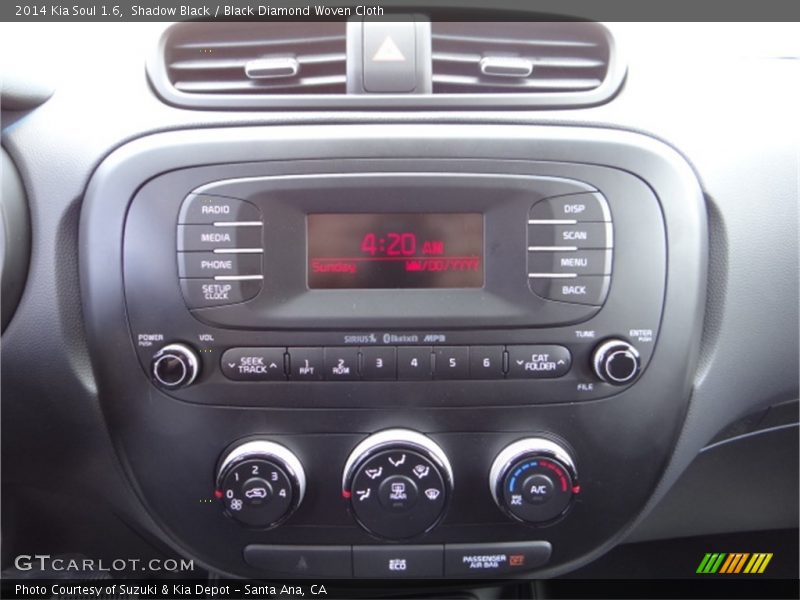 Shadow Black / Black Diamond Woven Cloth 2014 Kia Soul 1.6