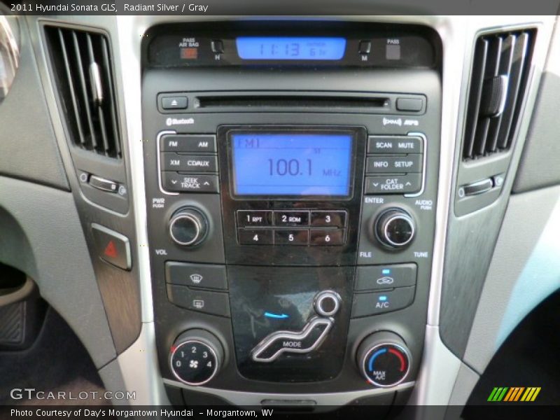 Radiant Silver / Gray 2011 Hyundai Sonata GLS