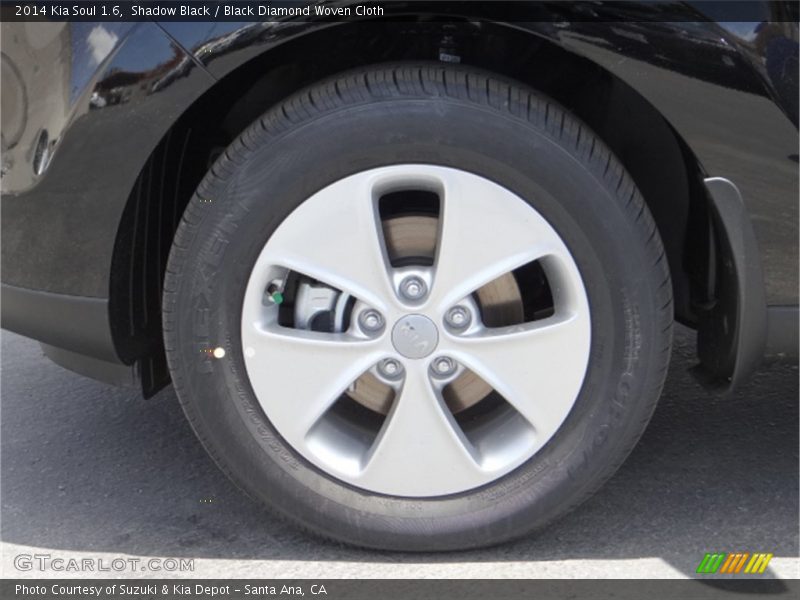 Shadow Black / Black Diamond Woven Cloth 2014 Kia Soul 1.6
