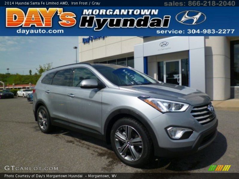 Iron Frost / Gray 2014 Hyundai Santa Fe Limited AWD