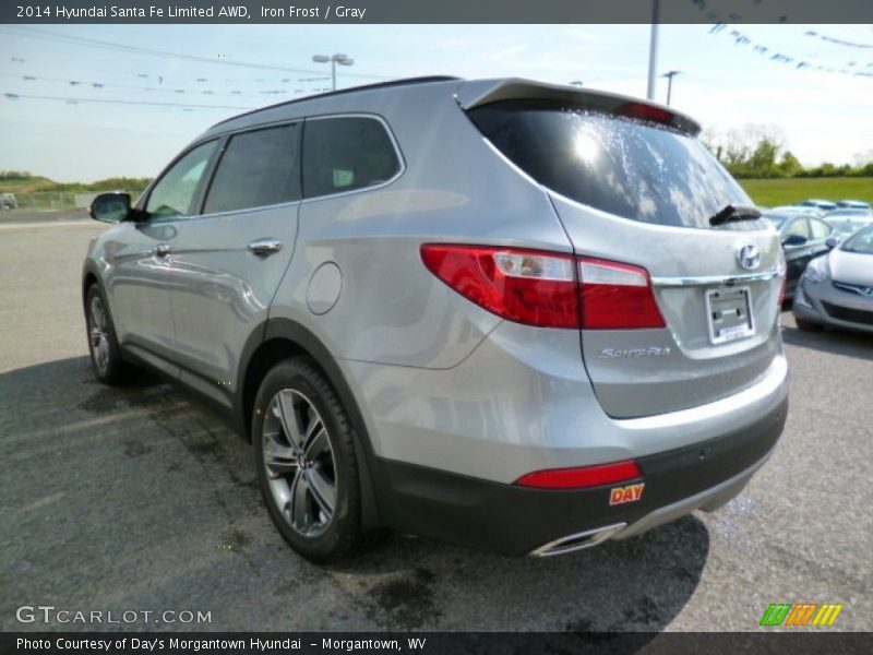 Iron Frost / Gray 2014 Hyundai Santa Fe Limited AWD