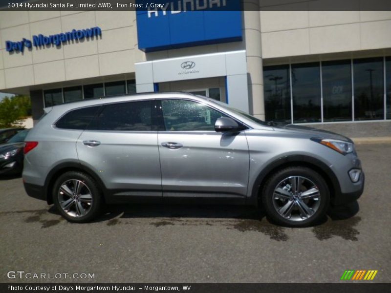 Iron Frost / Gray 2014 Hyundai Santa Fe Limited AWD