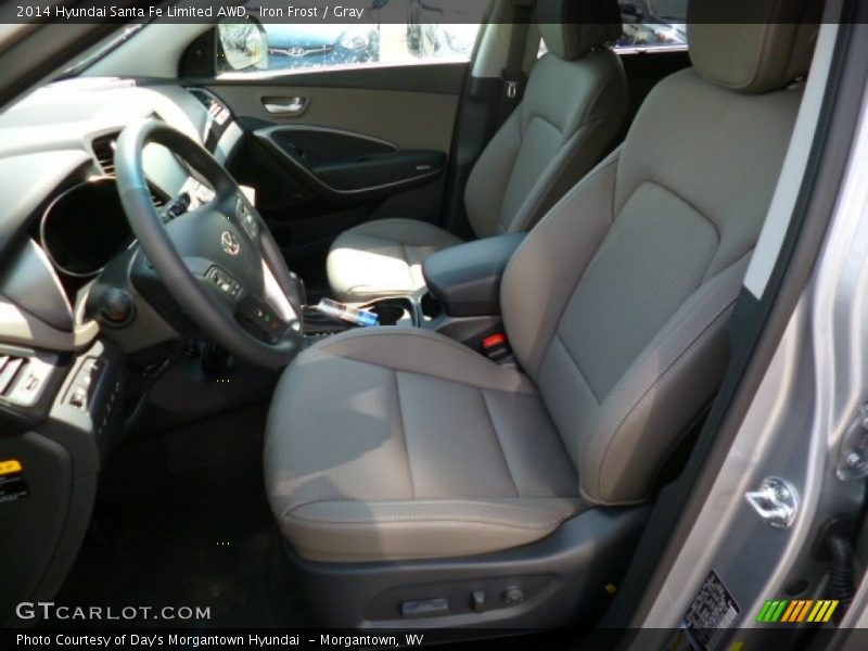 Iron Frost / Gray 2014 Hyundai Santa Fe Limited AWD