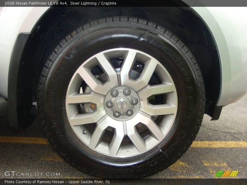 Silver Lightning / Graphite 2008 Nissan Pathfinder LE V8 4x4