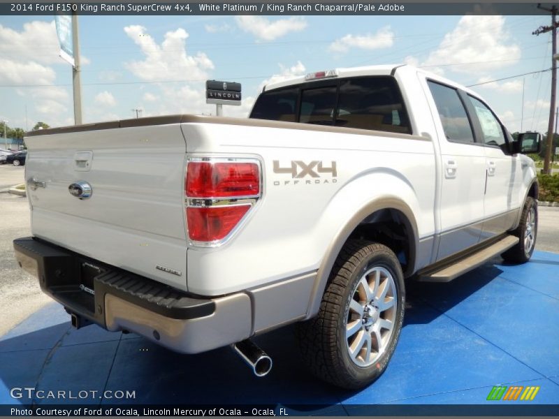 White Platinum / King Ranch Chaparral/Pale Adobe 2014 Ford F150 King Ranch SuperCrew 4x4