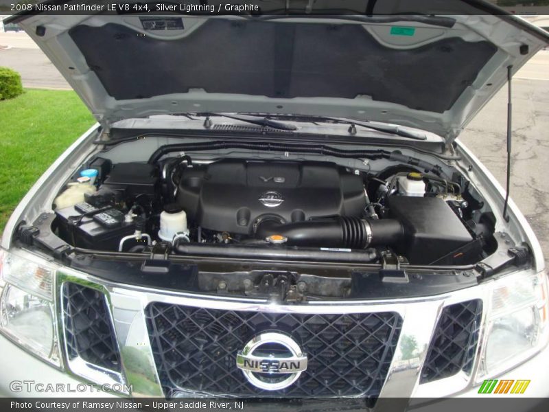 Silver Lightning / Graphite 2008 Nissan Pathfinder LE V8 4x4