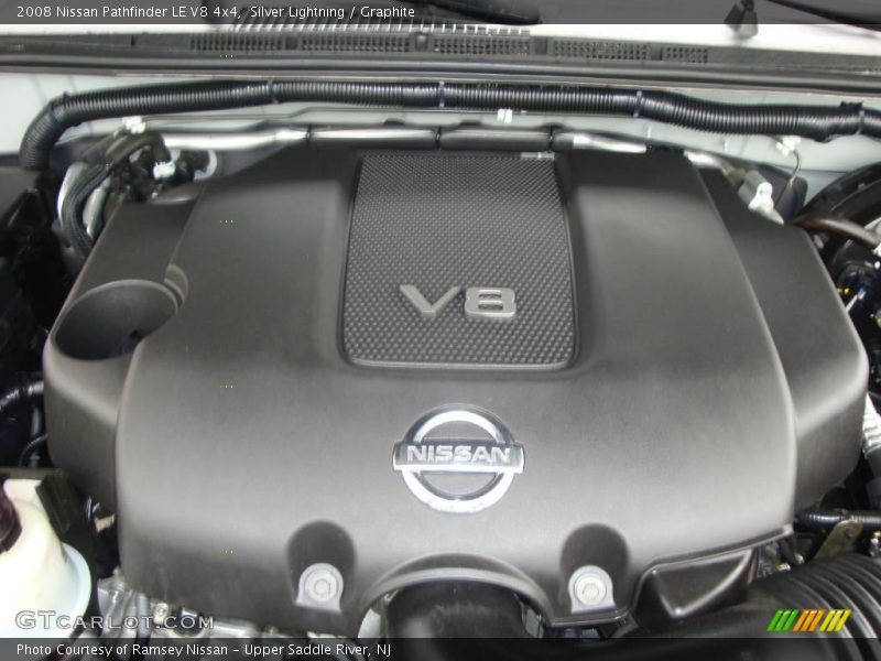 Silver Lightning / Graphite 2008 Nissan Pathfinder LE V8 4x4