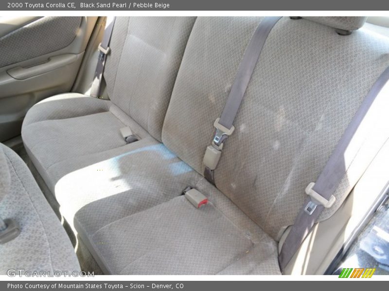 Black Sand Pearl / Pebble Beige 2000 Toyota Corolla CE