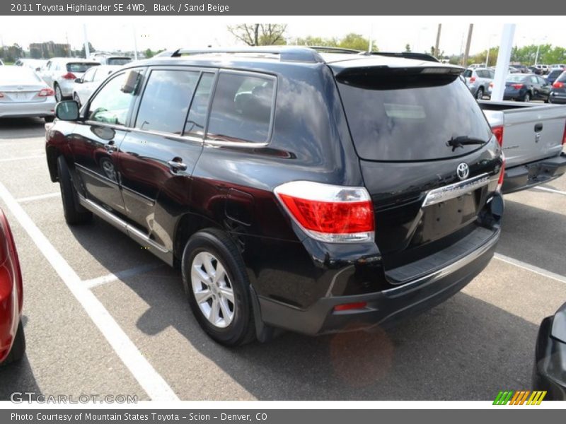 Black / Sand Beige 2011 Toyota Highlander SE 4WD