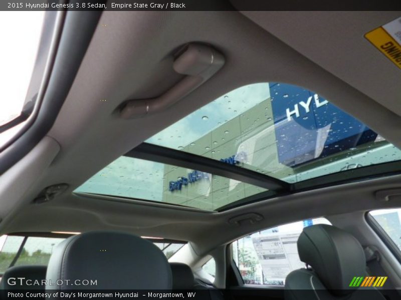 Empire State Gray / Black 2015 Hyundai Genesis 3.8 Sedan