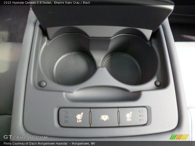 Empire State Gray / Black 2015 Hyundai Genesis 3.8 Sedan