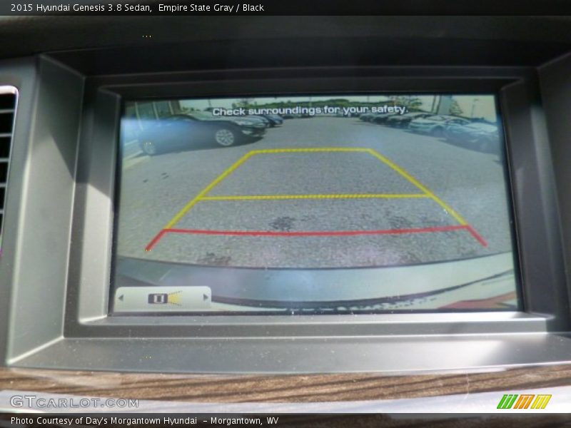 Empire State Gray / Black 2015 Hyundai Genesis 3.8 Sedan