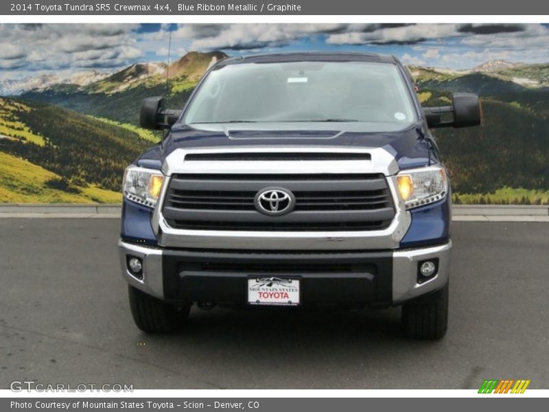 Blue Ribbon Metallic / Graphite 2014 Toyota Tundra SR5 Crewmax 4x4