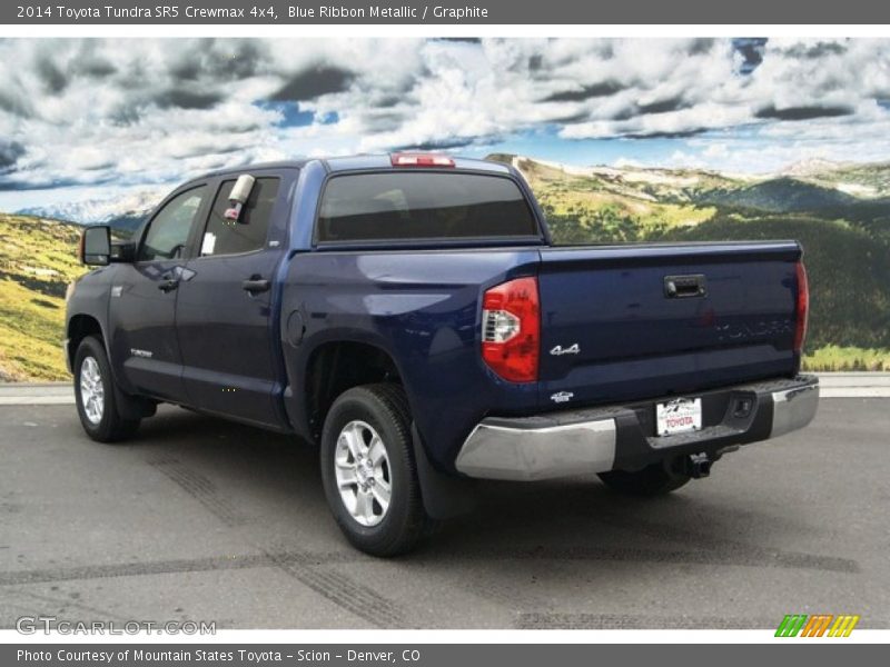 Blue Ribbon Metallic / Graphite 2014 Toyota Tundra SR5 Crewmax 4x4