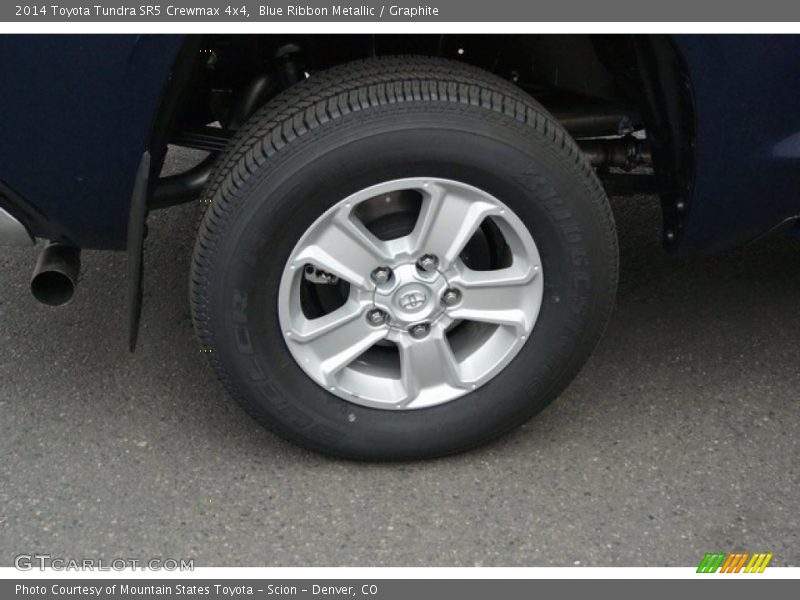 Blue Ribbon Metallic / Graphite 2014 Toyota Tundra SR5 Crewmax 4x4