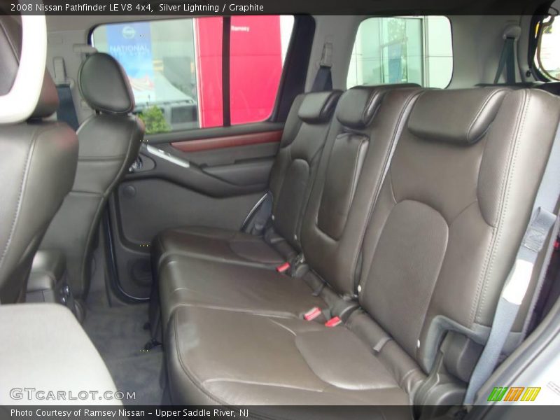 Silver Lightning / Graphite 2008 Nissan Pathfinder LE V8 4x4