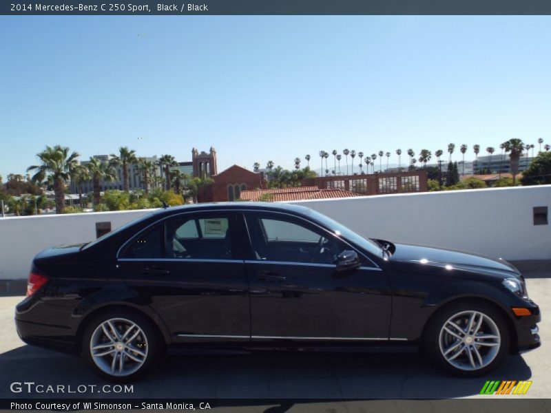Black / Black 2014 Mercedes-Benz C 250 Sport