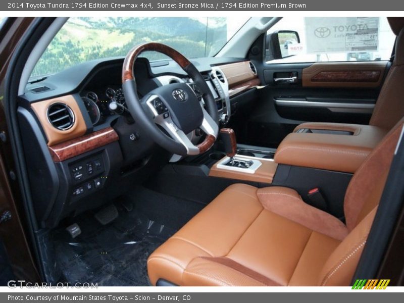 Sunset Bronze Mica / 1794 Edition Premium Brown 2014 Toyota Tundra 1794 Edition Crewmax 4x4
