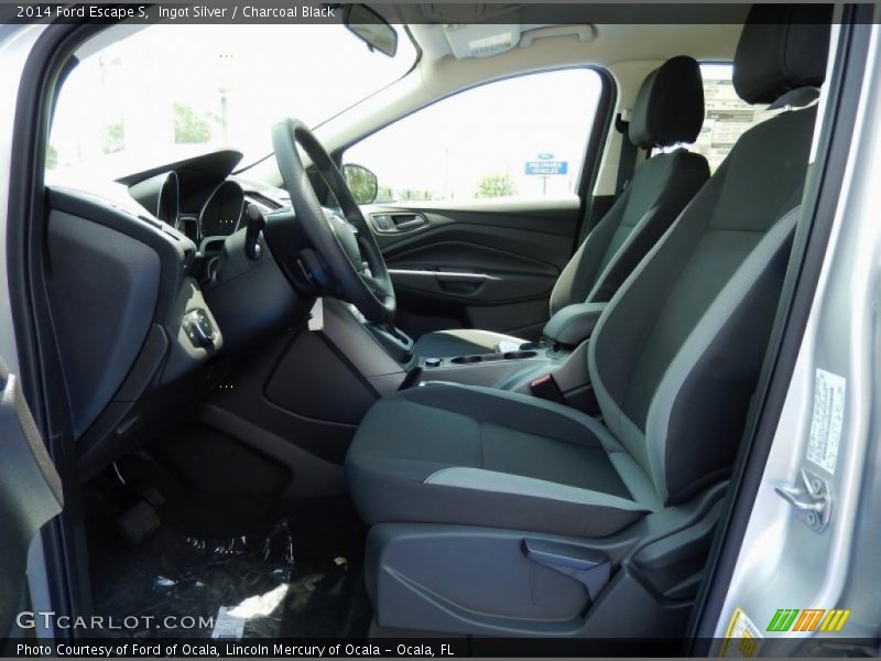 Ingot Silver / Charcoal Black 2014 Ford Escape S