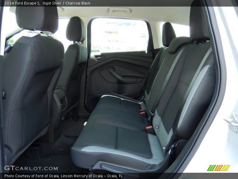 Ingot Silver / Charcoal Black 2014 Ford Escape S