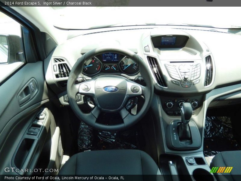 Ingot Silver / Charcoal Black 2014 Ford Escape S