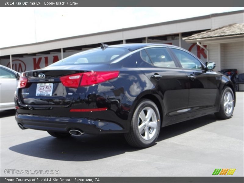 Ebony Black / Gray 2014 Kia Optima LX