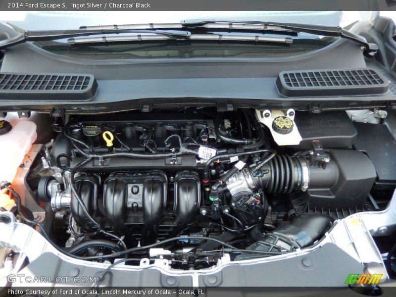 Ingot Silver / Charcoal Black 2014 Ford Escape S