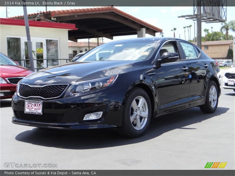 Ebony Black / Gray 2014 Kia Optima LX