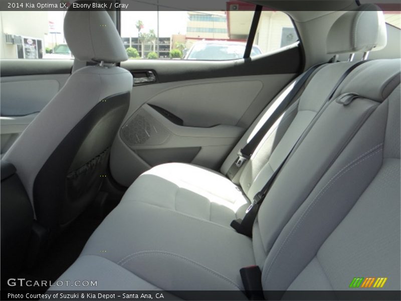 Ebony Black / Gray 2014 Kia Optima LX